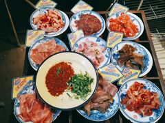 特色内脏九宫格拼盘-王歘歘·chuǎ火锅(五道营店)