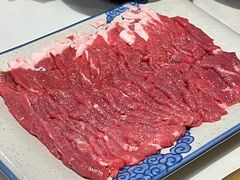 手切苏尼特羊后腿肉-宣武小院涮肉(前门店)