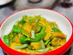 青椒煎土茄子-肖记公安牛肉鱼杂馆·省级非物质文化遗产(江汉路直营店)