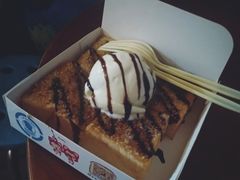 香草冰淇淋厚吐司-阿信厚吐司(曾厝垵店)