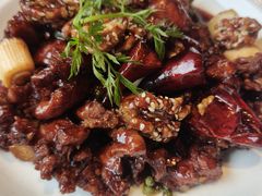 桃仁剔炒鸡-北京老铺烤鸭(西稍门店)