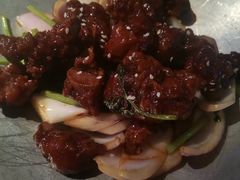 蒜香蜜汁排骨-绿茶餐厅(同成街华联店)