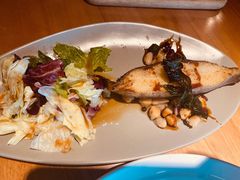 香煎鲽鱼配地中海绘豆-新贝乐意大利餐厅(苏州中心店)