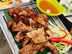 烤猪颈肉-荷花泰菜(东方新天地店)
