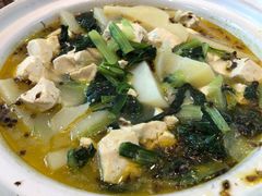 山葱花小白菜豆腐-怀来印象