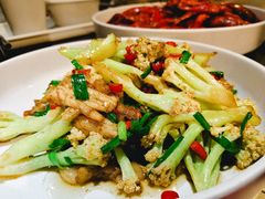 孜然花菜-龙巢盱眙龙虾·牛蛙·烧烤宵夜(八卦岭店)