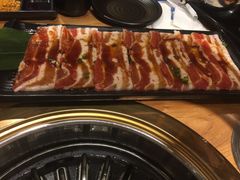 调味猪五花-九田家黑牛烤肉料理(香河店)