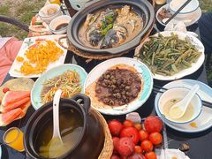 -七的湖·晚芳亭·阳澄湖农家菜·大闸蟹(莲花岛店)