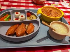 苹果香烤鸡翅儿童餐-西贝(东城万达广场店)