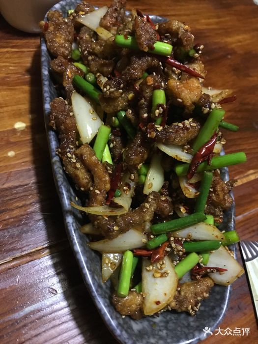 延边小木屋米酒店麻辣牛肉条图片 - 第2张