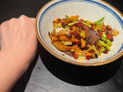 酱牛肉爆牛板筋-冰火楼(梦泽园店)