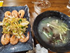 大虾烧白菜-老东镇啤酒屋海鲜加工·蒸汽海鲜·海鲜烧烤(台东店)