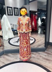 龙凤褂-深白婚纱艺术馆(王府壹号店)