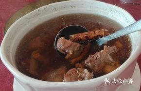 Lilyturf and Five-Fingered Mulberry Root Pork Rib Soup