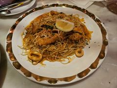 里窝那港口慢熬鲜虾浓汁天使面-The Rug Cafe(王府中环店)