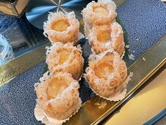 蜂巢荔茸香酥带子-广州康莱德·韵轩中餐厅