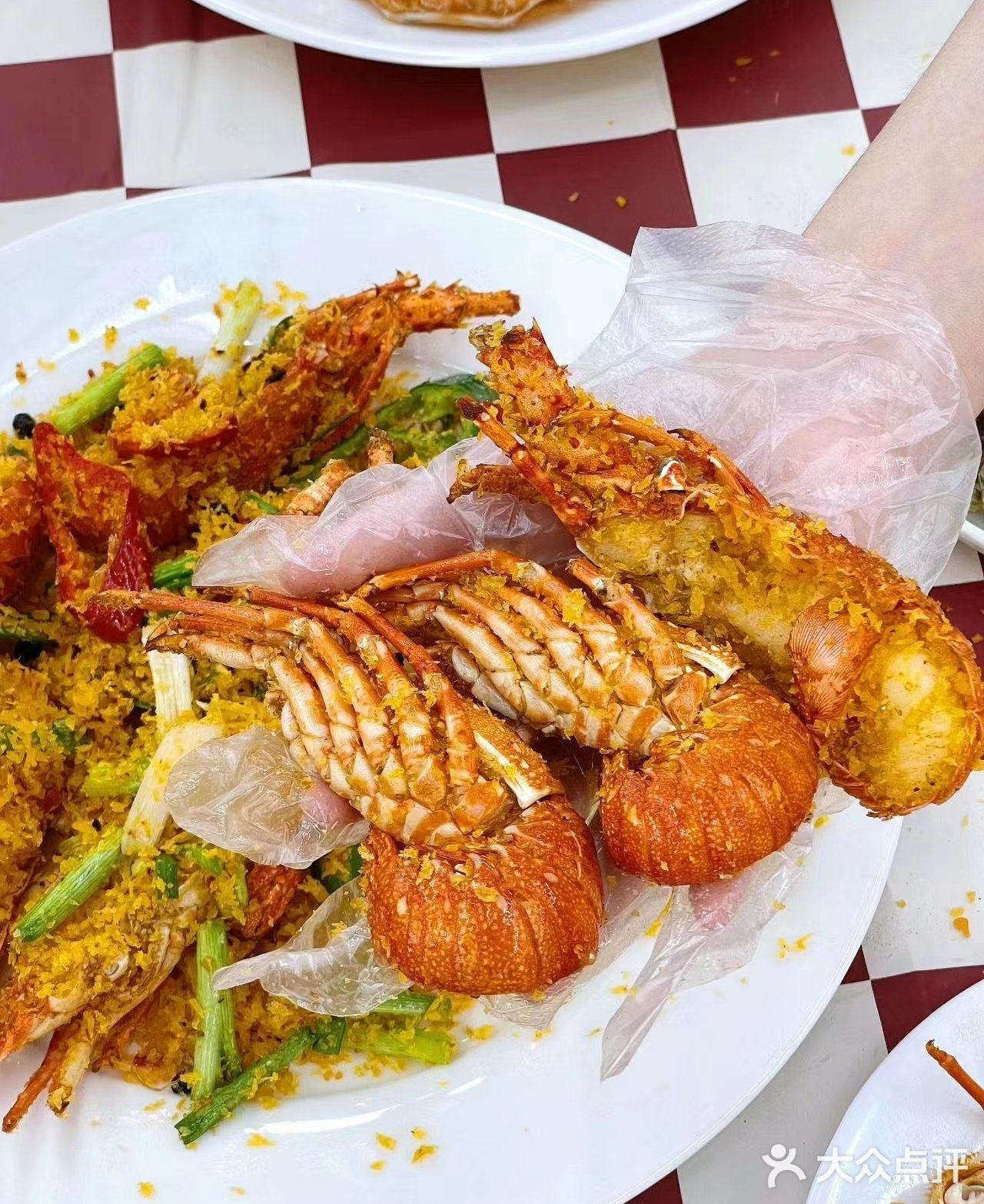 大快朵颐的海鲜大餐