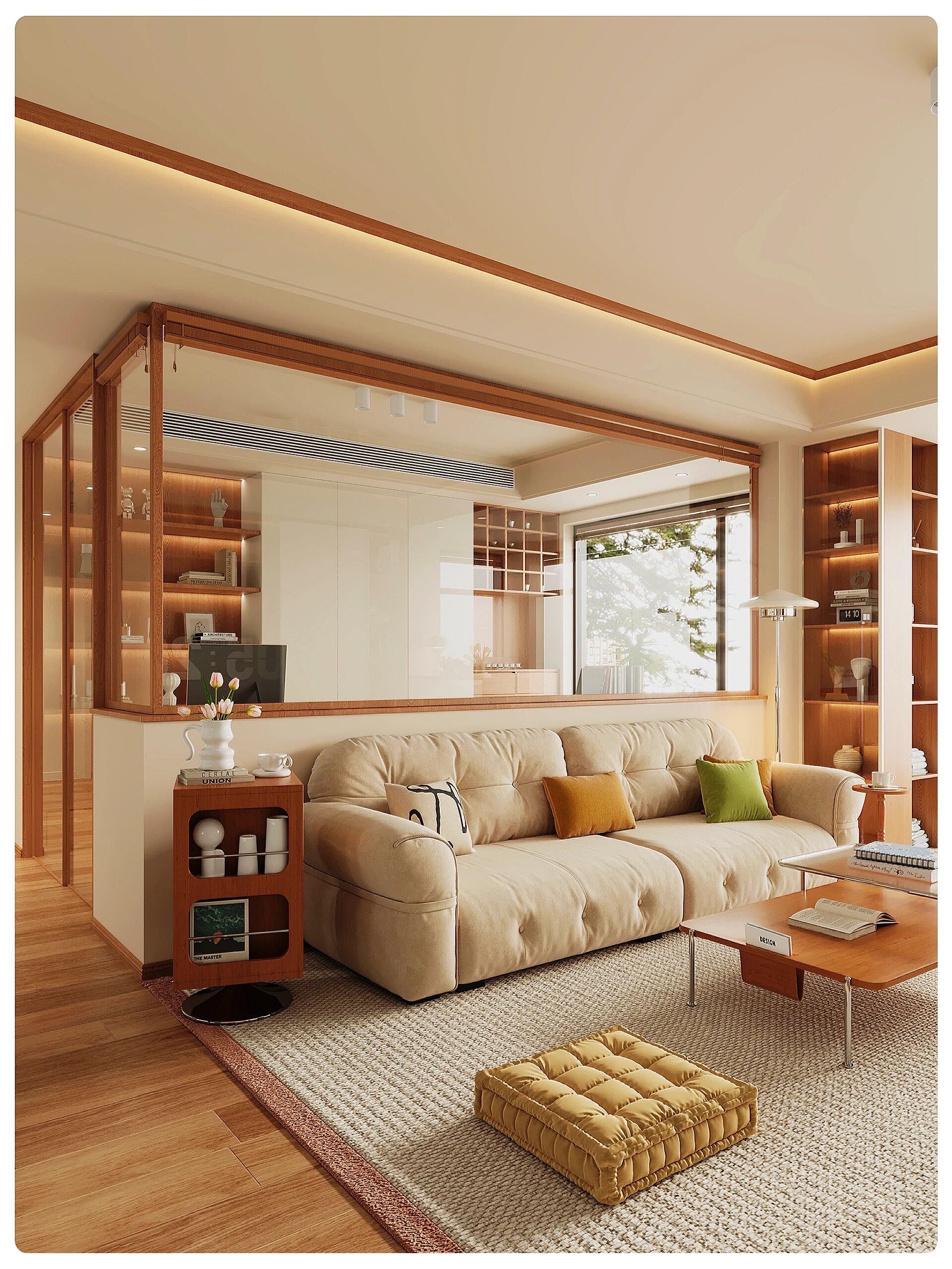 里蹦出"玻璃书房"🔥好通透