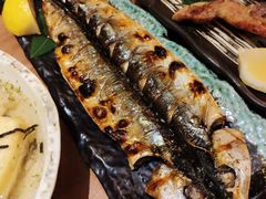 烤秋刀鱼-鸟鸣门屋台料理(金帝银泰店)