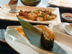 寿司&nbsp;上边那个忘了是啥了-真剑日本料理·铁板烧(贵州路店)