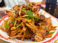 沈阳凉拌鸡架-那红花·东北菜铁锅炖(仙林金鹰店)