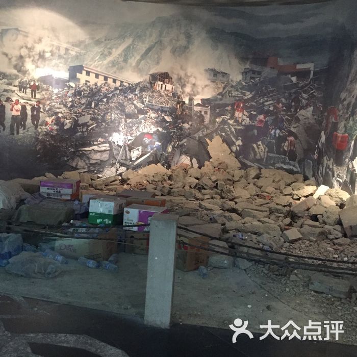 汶川地震博物馆震中图片