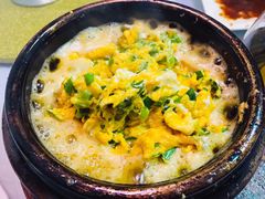 石锅韭菜蛋-翠茗农庄土菜馆(天目湖店)