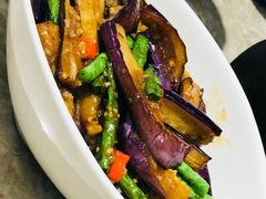 长豆炒杭茄-恒盛居回族饭店