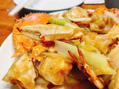 葱姜梭子蟹-四合院海鲜小厨(旱西关店)
