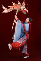 -后宫·古装汉服京剧儿童亲子全家福摄影