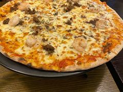 虾仁牛肉披萨-机器人火炉披萨