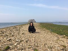 退潮露出海面小路-兴旺渔家