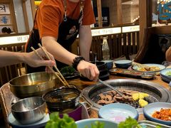 -明洞阿姨·韩式酱蟹烤肉·创意料理(三元桥店)