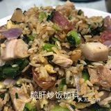 再来一个下饭的紫苏茄子豆角，茄子超入味，豆角有点老