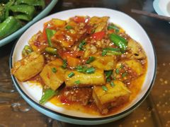 肉末香煎豆腐-阿鹏故事云南野生菌火锅(人民路店)