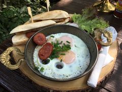eggs&nbsp;in&nbsp;pan-Fern Forest Cafe