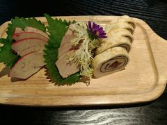 清酒鹅肝配鳗鱼卷-柒园·三十年创意杭帮菜(龙湖滨江天街店)