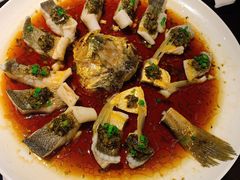 雪菜蒸黄花鱼-甄御•海鲜新青岛菜(麦岛店)