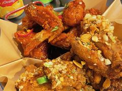 炸鸡一半一半-富乐满韩国正宗炸鸡韩国料理(虹泉路店)