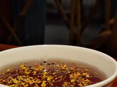 水晶桂花羹（热藕粉）-八月美食小馆(银泰城总店)