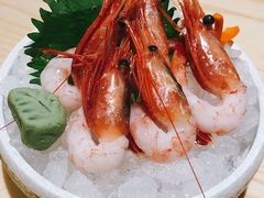 甜虾刺身-越光米贩精致料理餐厅(金鹰店)