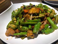 辣椒炒肉-隆喜元鱼汤包·海鲜(中联广场店)