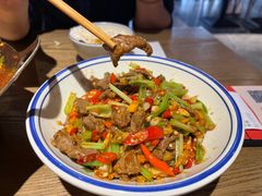 山椒炒牛肉-师傅说·湘菜馆(双井店)
