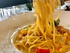 南瓜鲜虾意面-吉姆丽德乡村西餐厅(闵行交大店)