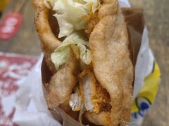 -小红车炸蛋葱油饼