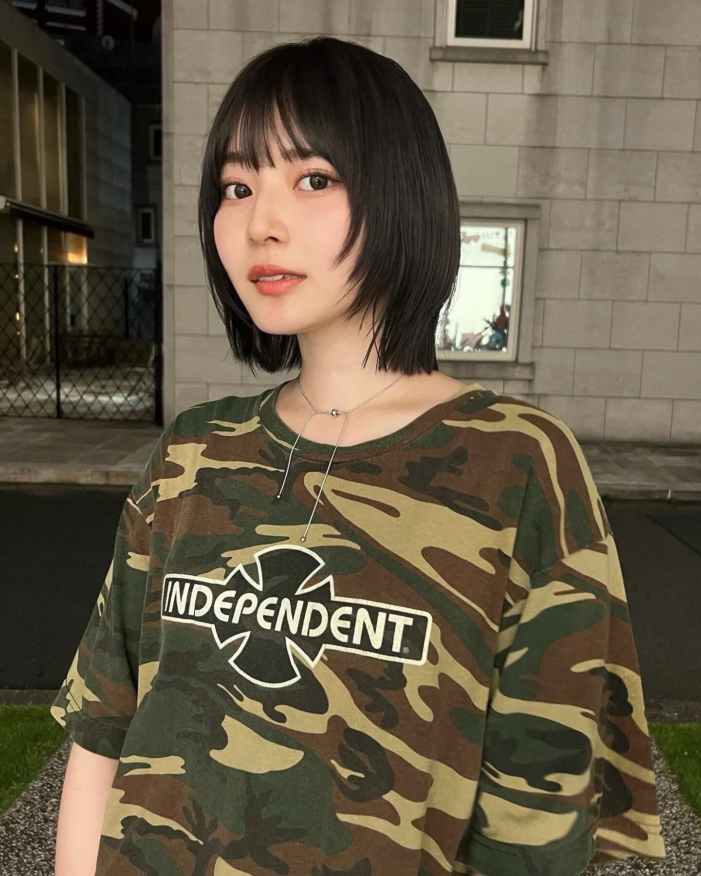 潮流女生短发look