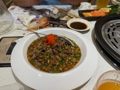 鱼籽海肠捞饭（五常大米）-大锅强·蒸海鲜青岛菜(金沙滩店)
