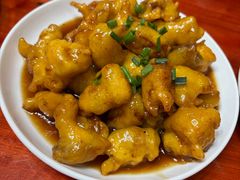 糖醋里脊-芦茨金富饭庄·25年老字号·专做稻草鸡