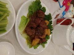 菠萝古老肉-九花山烤鸭店
