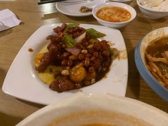 椒香虾仁爆鸡球-陈傻子餐厅(世纪都会店)